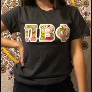 Jenna Benna t shirt pi beta phi letters